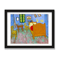 The Bedroom, 12 × 16 in, Black Oak frame