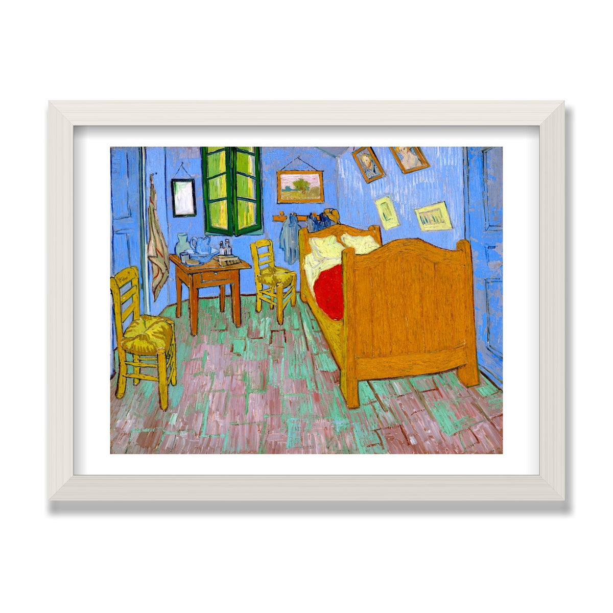 The Bedroom, 12 × 16 in, White Oak frame