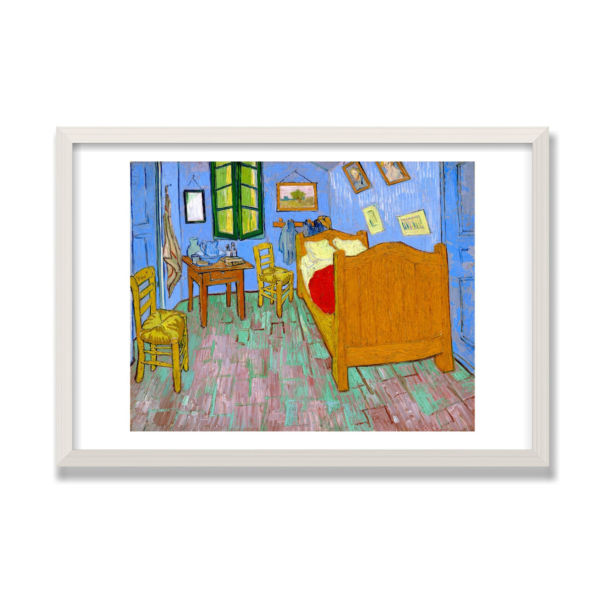 The Bedroom, 16 × 24 in, White Oak frame