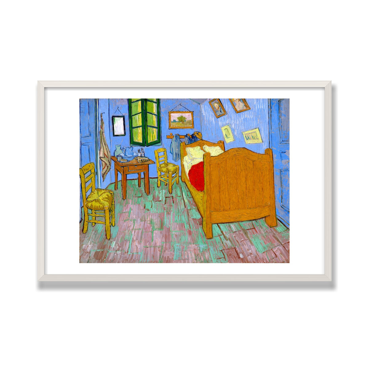 The Bedroom, 24 × 36 in, White Oak frame