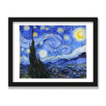 The Starry Night, 12 × 16 in, Black Oak frame