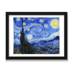 The Starry Night, 12 × 16 in, Black Oak frame