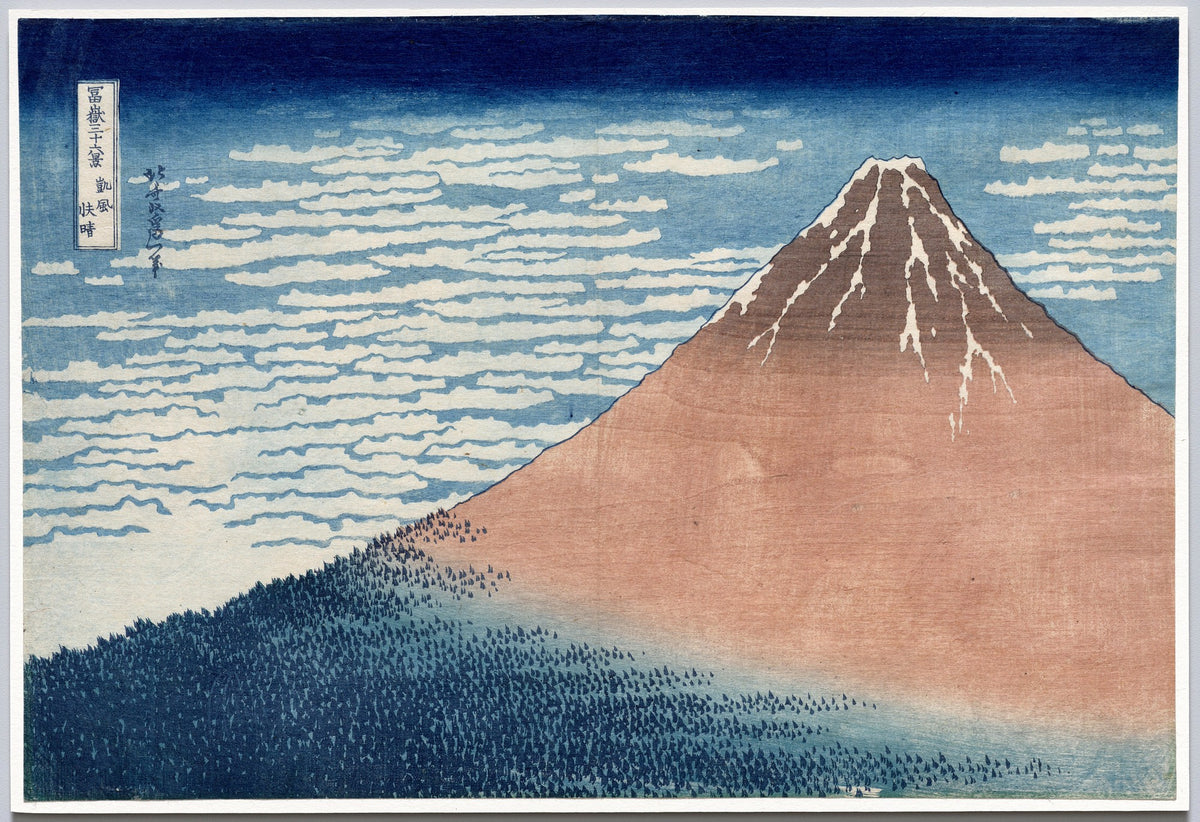 Red Fuji (South Wind, Clear Sky), unframed artwork
