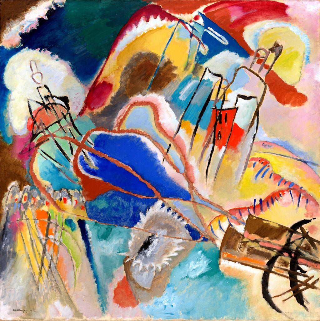 Improvisation No. 30 (Cannons), unframed artwork