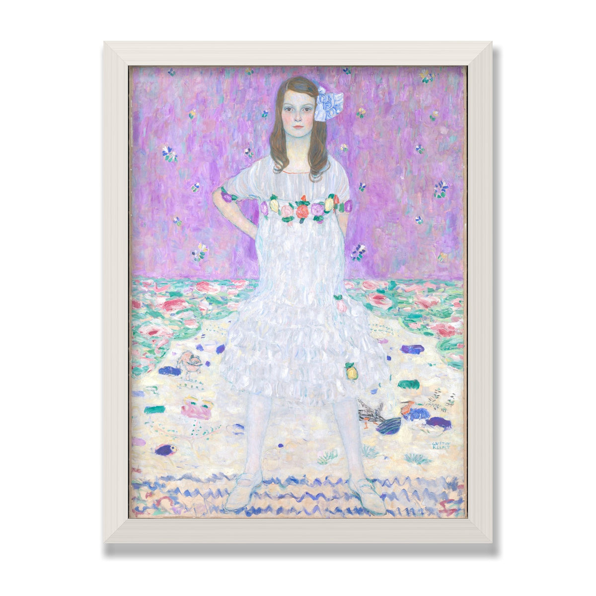 Mäda Primavesi, 12 × 16 in, White Oak frame