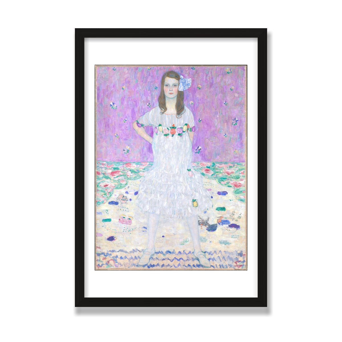 Mäda Primavesi, 16 × 24 in, Black Oak frame