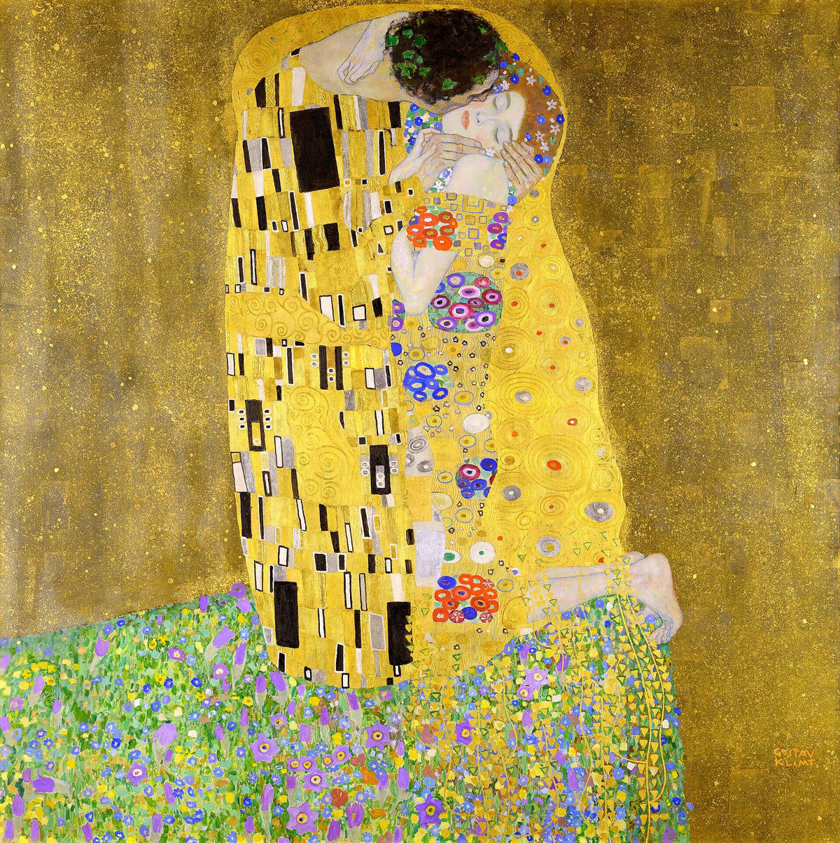 The Kiss, unframed artwork