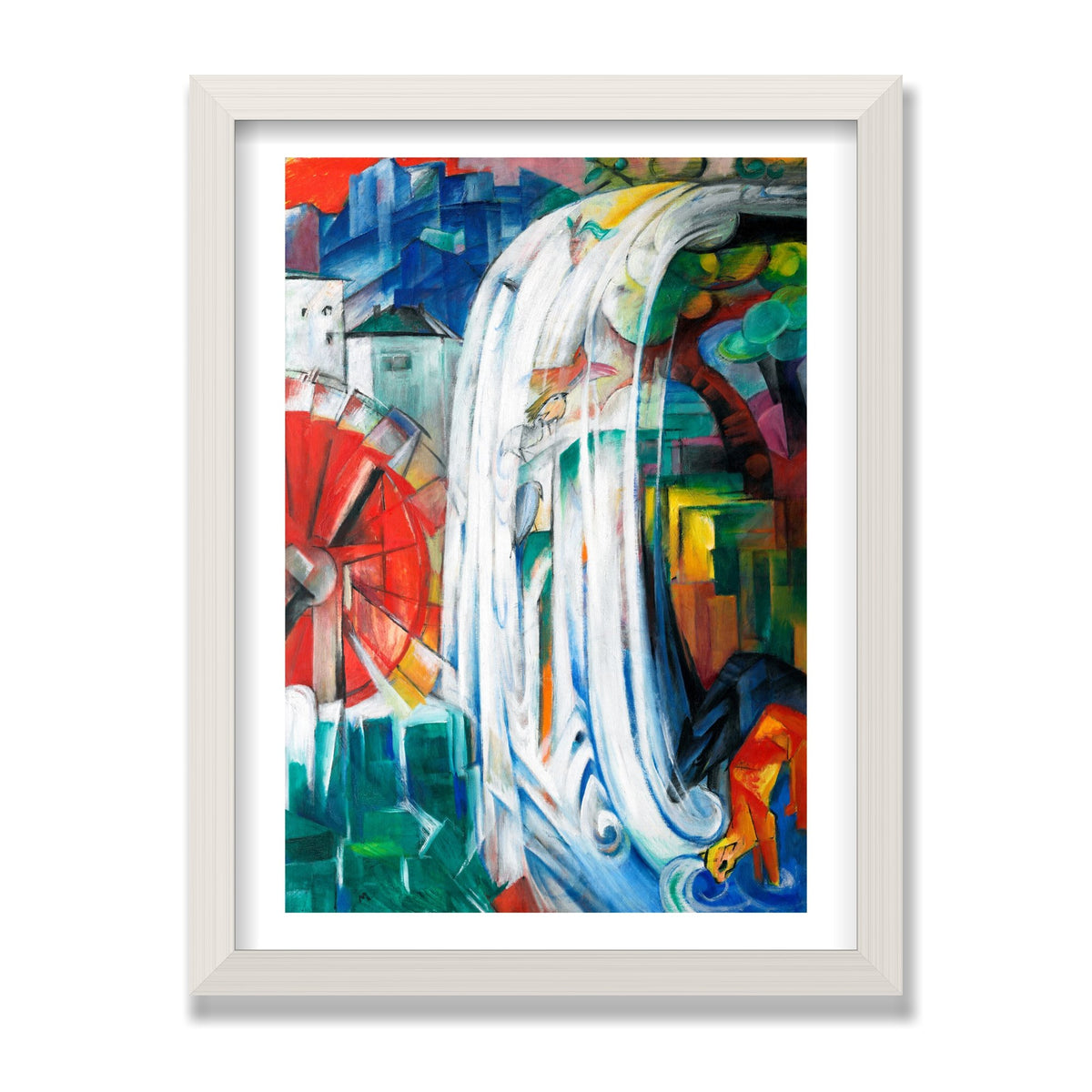 The Bewitched Mill, 12 × 16 in, White Oak frame