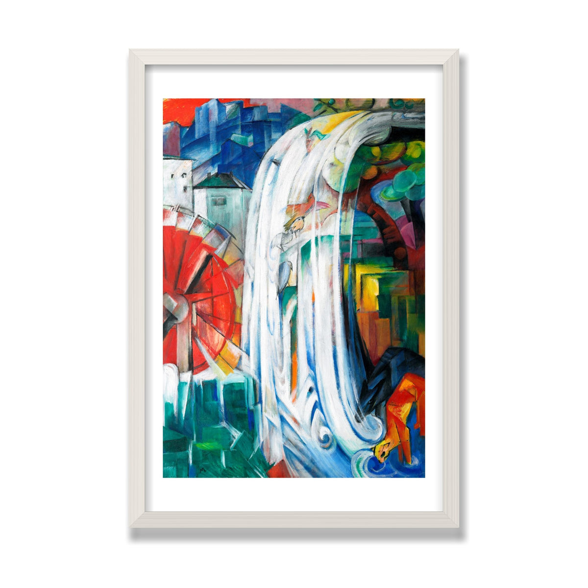 The Bewitched Mill, 16 × 24 in, White Oak frame