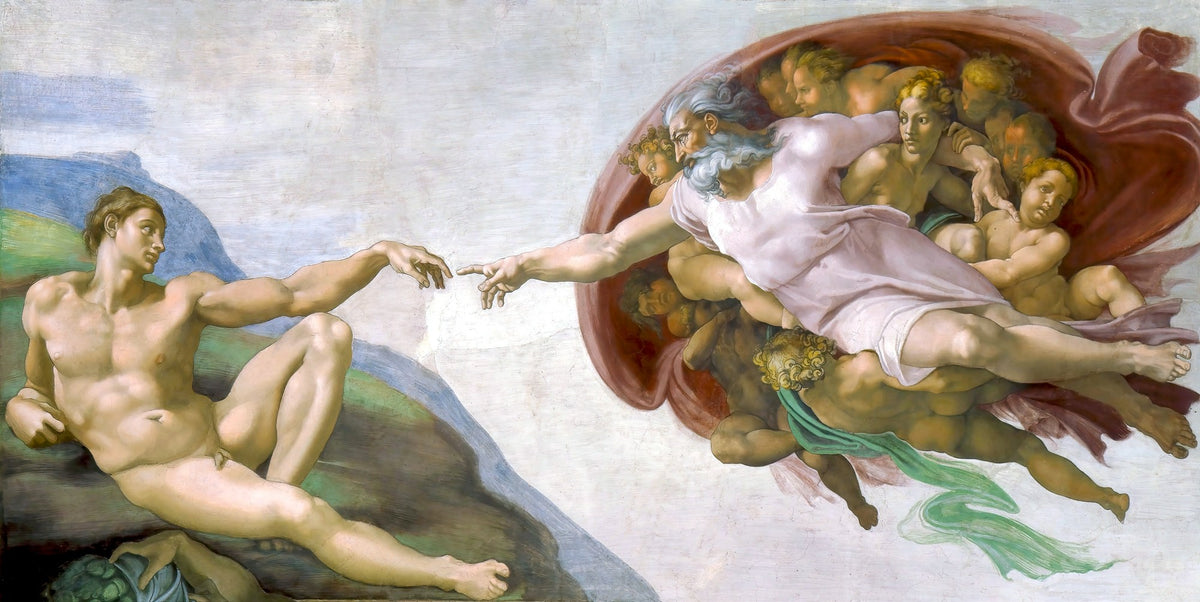 The Creation of Adam, unframed artwork