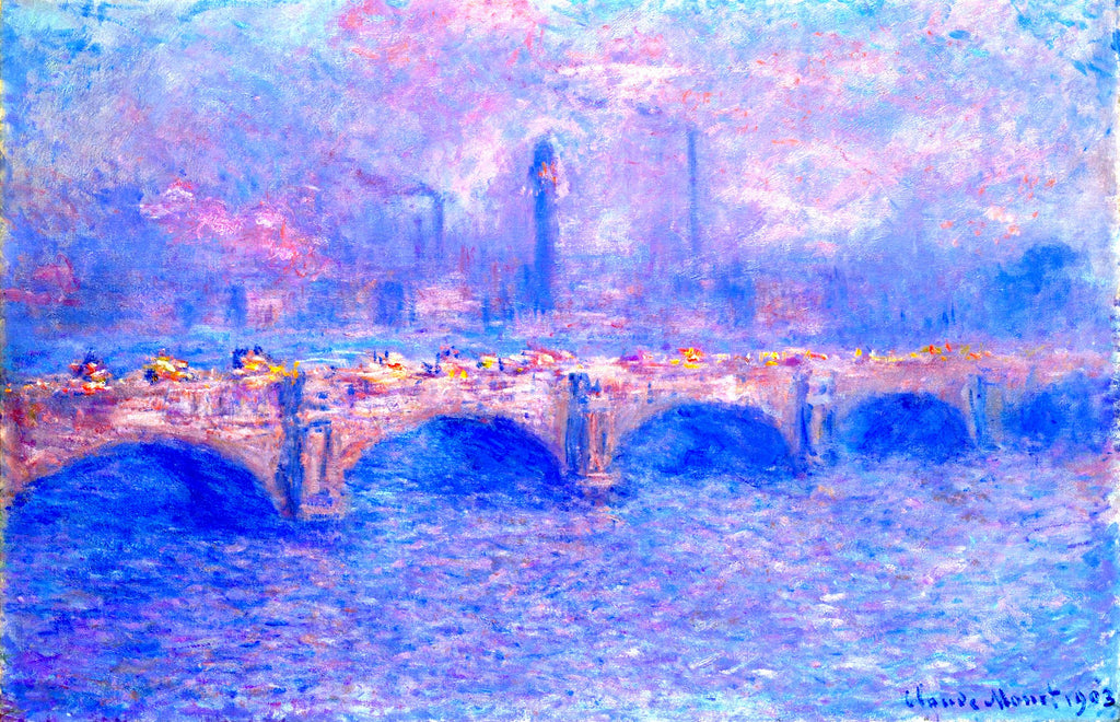 Waterloo Bridge, Sunlight Effect, unframed artwork