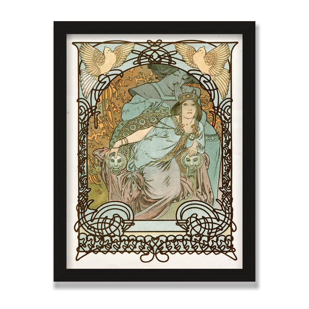 Ilsée, Princesse de Tripoli, 12 × 16 in, Black Oak frame
