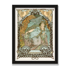 Ilsée, Princesse de Tripoli, 12 × 16 in, Black Oak frame