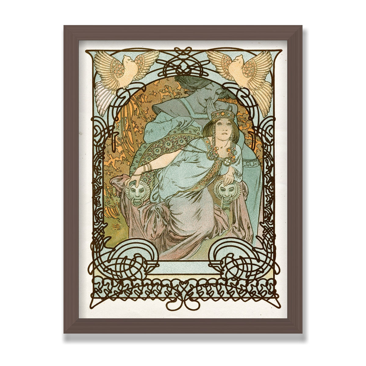 Ilsée, Princesse de Tripoli, 12 × 16 in, Walnut frame