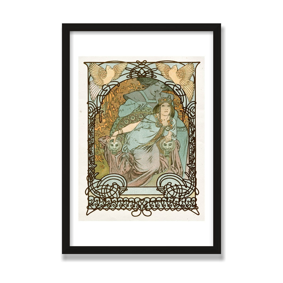 Ilsée, Princesse de Tripoli, 16 × 24 in, Black Oak frame