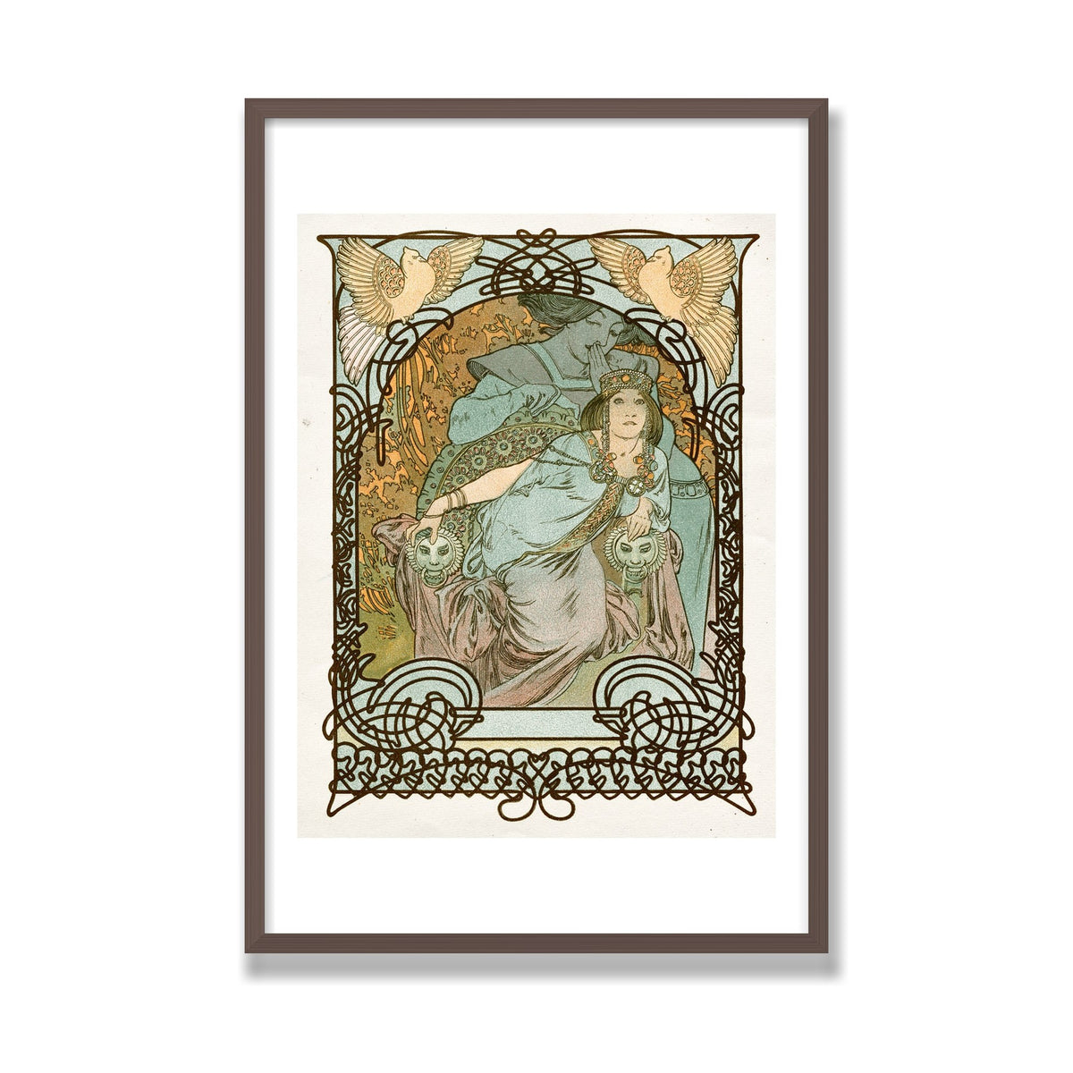 Ilsée, Princesse de Tripoli, 24 × 36 in, Walnut frame