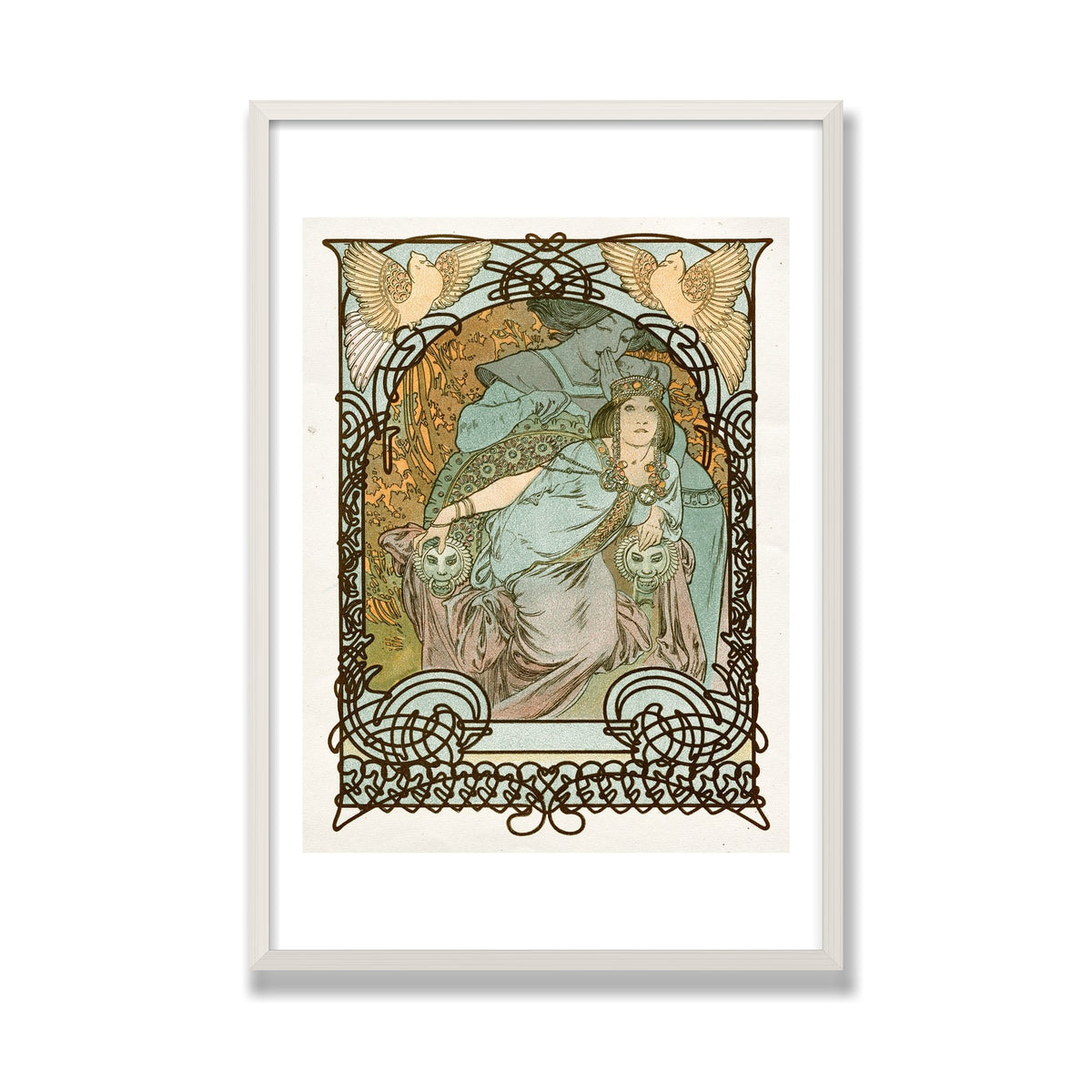 Ilsée, Princesse de Tripoli, 24 × 36 in, White Oak frame