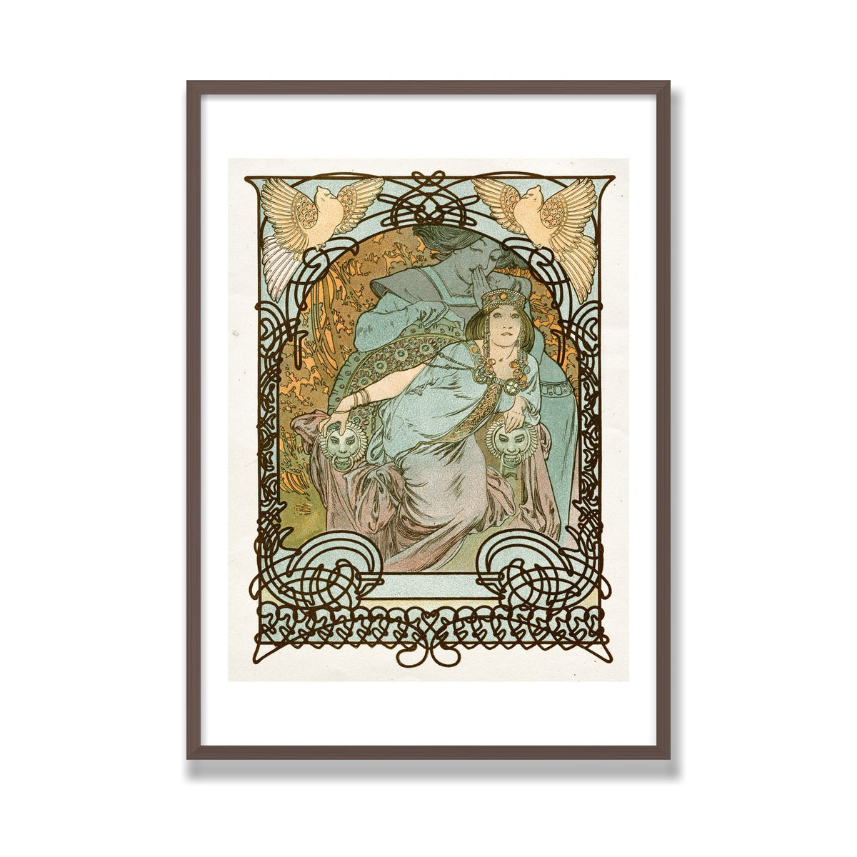 Ilsée, Princesse de Tripoli, 28 × 40 in, Walnut frame