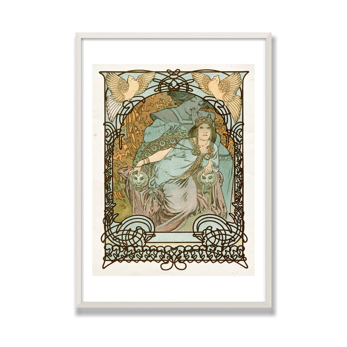 Ilsée, Princesse de Tripoli, 28 × 40 in, White Oak frame