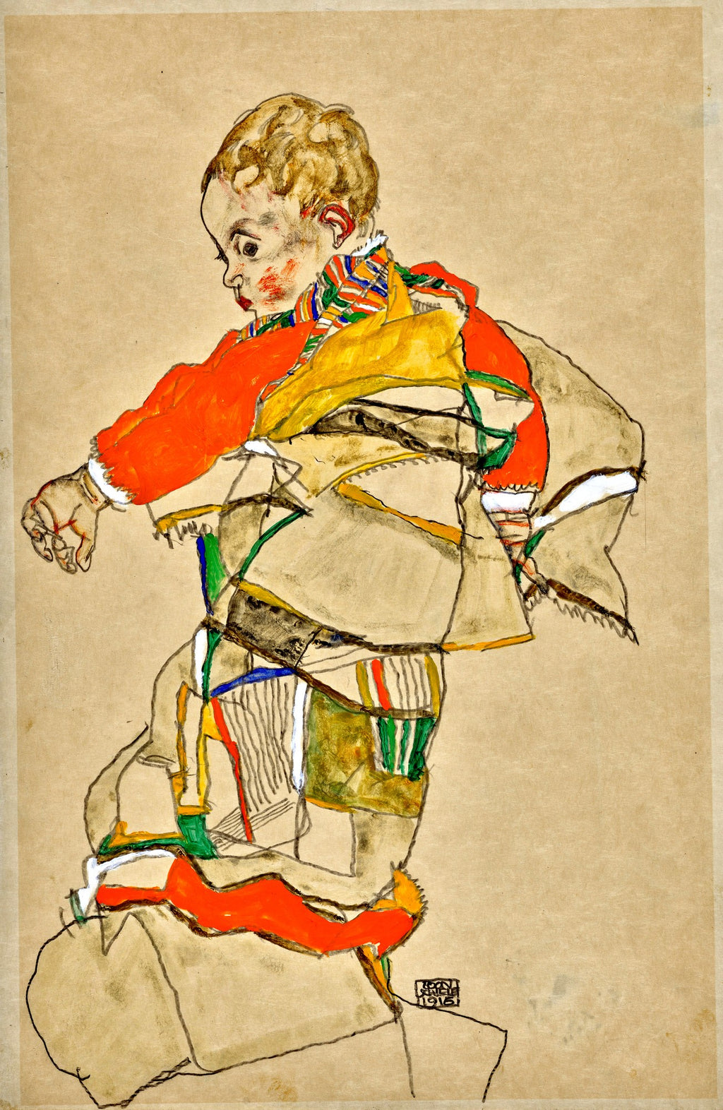 Portrait of a Child, unframed artwork