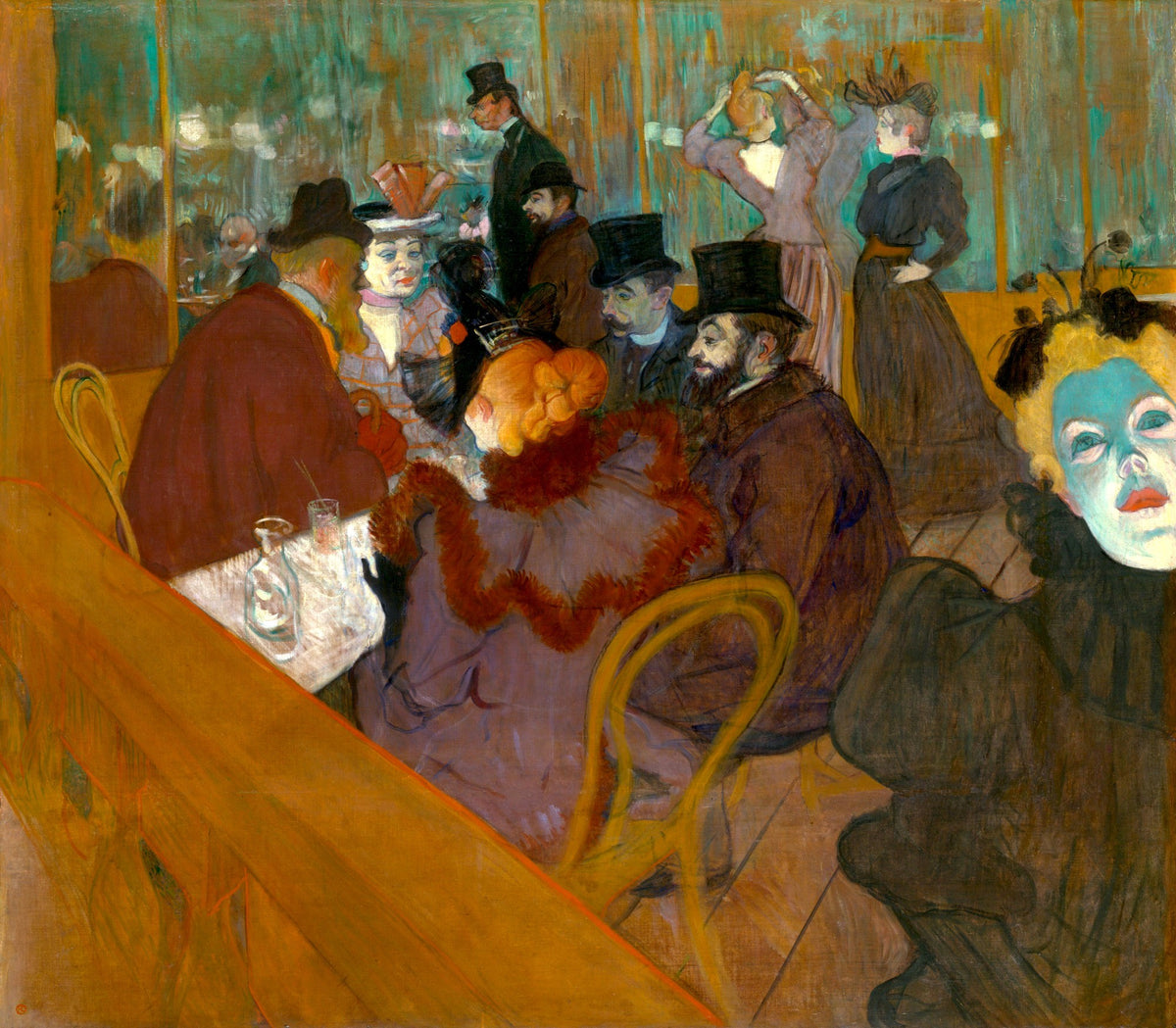 At the Moulin Rouge, unframed artwork